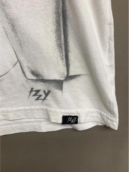 effekt Artist Collection Artwork By IZZY White Graphic T-Shirt Size S - Picture 5 of 8